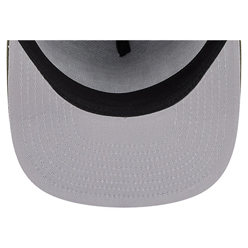 Casquette snapback A-Frame 9FIFTY olive Kansas City Chiefs pour jeune New Era