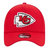 Youth New Era  Red Kansas City Chiefs 9FORTY A-Frame Adjustable Hat