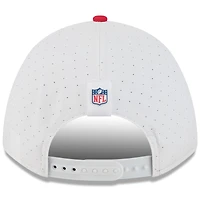 Youth New Era  White/Red Kansas City Chiefs 2025 NFL Training Camp A-Frame 9FORTY Adjustable Hat
