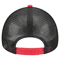 Casquette ajustable New Era blanche/rouge Kansas City Chiefs Streak 9FORTY A-Frame pour jeune