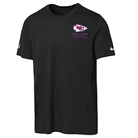 Youth Nike Black Kansas City Chiefs 2025 NFL Crucial Catch Tri-Blend Dri-FIT T-Shirt