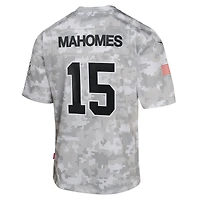 Maillot Nike Patrick Mahomes Arctic Camo Kansas City Chiefs 2024 Salute to Service Game pour jeune