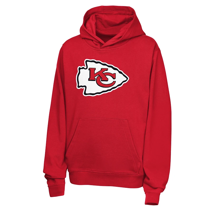 Youth Nike Patrick Mahomes Red Kansas City Chiefs Name & Number Club Fleece Hoodie