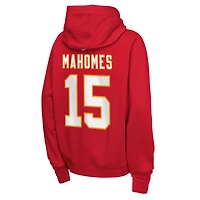 Youth Nike Patrick Mahomes Red Kansas City Chiefs Name & Number Club Fleece Hoodie