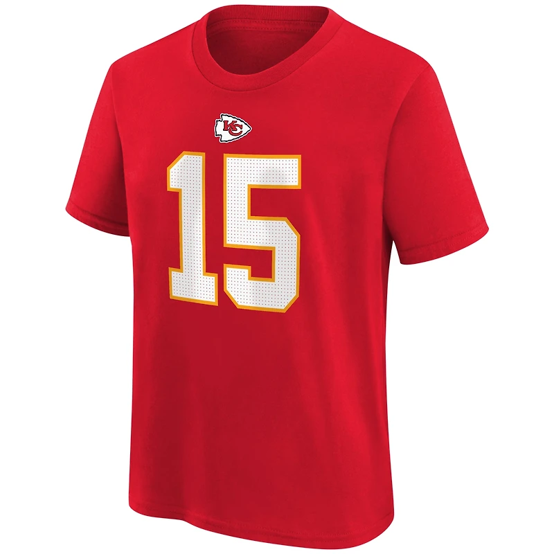 T-shirt avec nom et numéro de joueur Nike Patrick Mahomes pour jeunes des Chiefs Kansas City