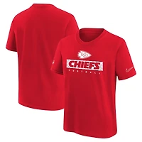 T-shirt Nike rouge Kansas City Chiefs 2024 Sideline Legend Performance pour jeune