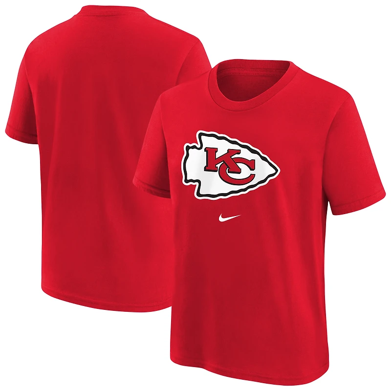 Youth Nike Red Kansas City Chiefs Primary Logo Legend T-Shirt