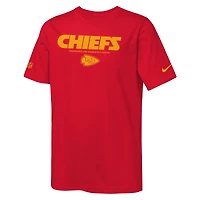 T-shirt Nike rouge pour jeunes des Kansas City Chiefs