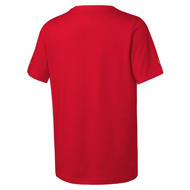 T-shirt Nike rouge pour jeunes des Kansas City Chiefs