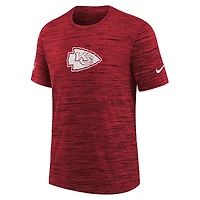 T-shirt Nike rouge pour jeunes Kansas City Chiefs Sideline Velocity Performance