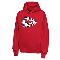 Youth Nike Travis Kelce Red Kansas City Chiefs Name & Number Club Fleece Hoodie