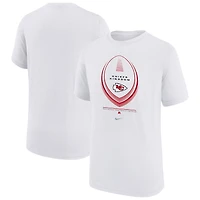 Youth Nike  White Kansas City Chiefs Icon Legend Dri-FIT T-Shirt