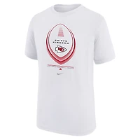 Youth Nike  White Kansas City Chiefs Icon Legend Dri-FIT T-Shirt
