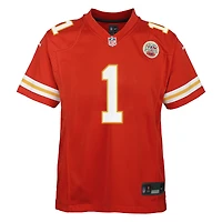 Youth Nike Xavier Worthy Red Kansas City Chiefs Team Game Jersey
