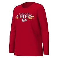 Youth Outerstuff Red Kansas City Chiefs Chestnut Holiday Sleep Set