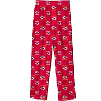 Pantalon de pyjama imprimé rouge Kansas City Chiefs pour jeunes la marque Outerstuff