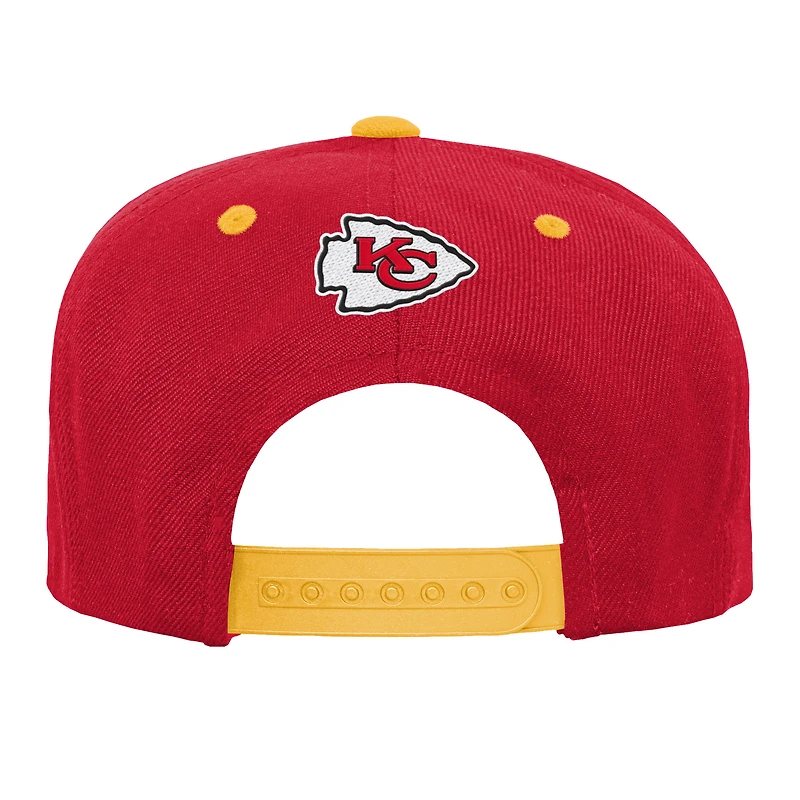 Youth Outerstuff Red Kansas City Chiefs Team Gradient Deadstock Snapback Hat