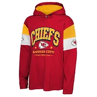 T-shirt à capuche manches longues rouge Youth Outerstuff des Chiefs de Kansas City « The Champs Back »