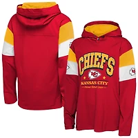 Youth Outerstuff Red Kansas City Chiefs The Champs Back Long Sleeve Hoodie T-Shirt