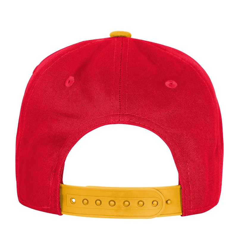 Casquette ajustable rétro rouge des Chiefs de Kansas City pour jeunes Outerstuff