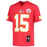 Maillot réplique de joueur Patrick Mahomes (jeune) des Kansas City Chiefs, rouge