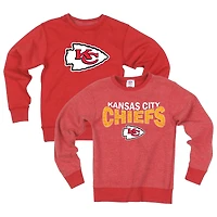 Sweat-shirt réversible en polaire rouge Kansas City Chiefs pour jeunes Wes & Willy