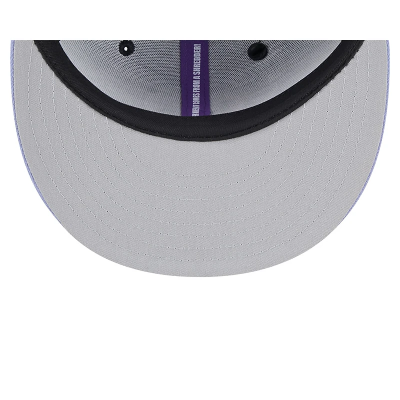 Men's New Era Black/Purple Kansas City Monarchs Grape Big League Chew Flavor Pack 9FIFTY Snapback Hat
