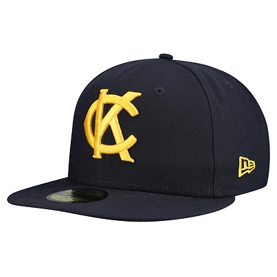 Men's New Era  Navy Kansas City Monarchs MLB Nwe 2025 Turn Back the Clock 59FIFTY
