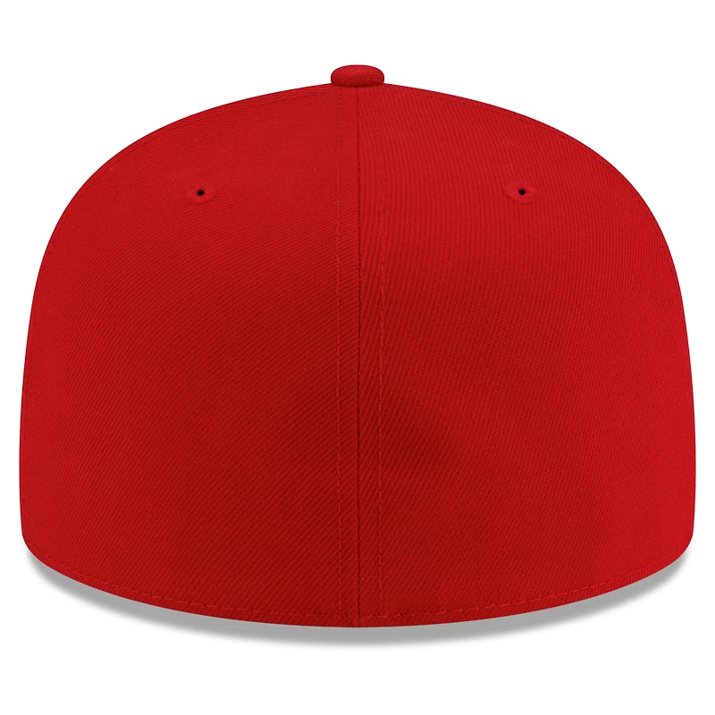 Men's New Era Red Kansas City Monarchs 2026 Turn Back The Clock 59FIFTY Fitted Hat