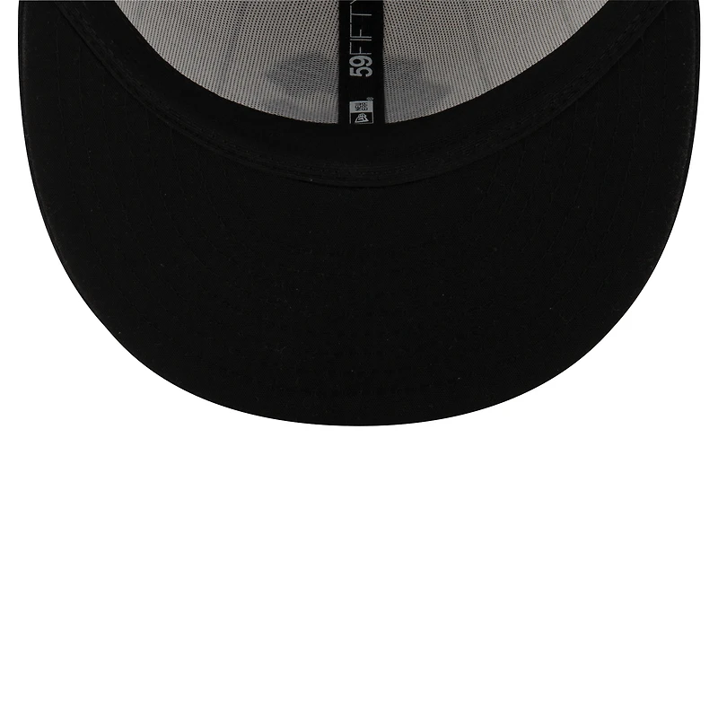 Men's New Era  White/Navy Kansas City Monarchs 2024 Turn Back The Clock 59FIFTY Fitted Hat