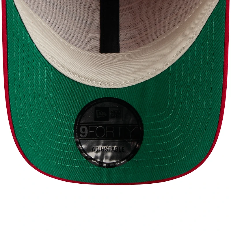 Men's New Era x Fear of God Red Kansas City Monarchs 9FORTY Adjustable Hat