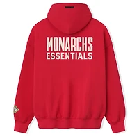 Sweat à capuche en polaire rouge pour homme Kansas City Monarchs Fear of God x Negro Leagues Baseball Museum