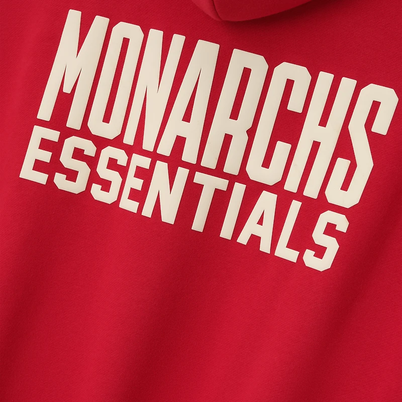Sweat à capuche en polaire rouge pour homme Kansas City Monarchs Fear of God x Negro Leagues Baseball Museum