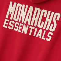 Sweat à capuche en polaire rouge pour homme Kansas City Monarchs Fear of God x Negro Leagues Baseball Museum