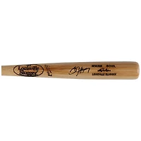 Batte de baseball Louisville Slugger blonde autographiée par Bo Jackson des Royals de Kansas City