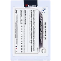 Bobby Witt Jr. Kansas City Royals 2022 Topps Chrome Xfractor #USC35 #18/99 Rookie Card