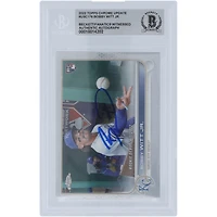 Bobby Witt Jr. Kansas City Royals autographié 2022 Topps Chrome #USC176 Beckett Fanatics a vu une carte de recrue authentifiée