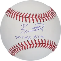 Baseball autographié par Bobby Witt Jr. des Royals de Kansas City avec l'inscription « 2019 #2 Pick »