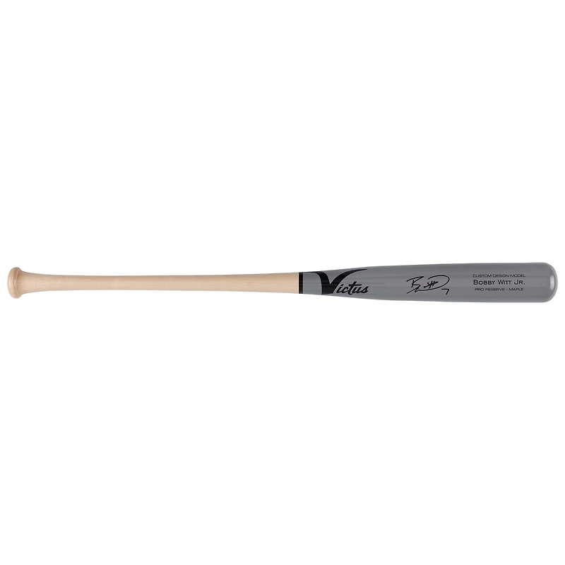 Batte de baseball Victus autographiée par Bobby Witt Jr. des Royals de Kansas City