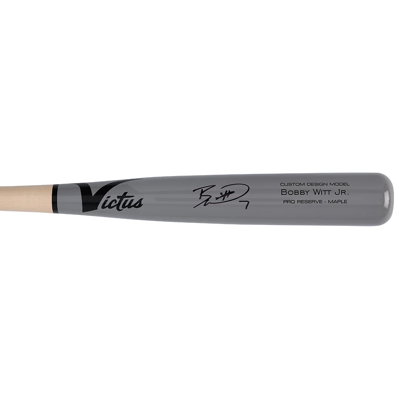 Batte de baseball Victus autographiée par Bobby Witt Jr. des Royals de Kansas City
