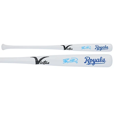 Bâton miniature Victus autographié par Bobby Witt Jr., des Royals de Kansas City.
