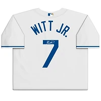 Maillot réplique Nike blanc autographié par Bobby Witt Jr. des Royals de Kansas City