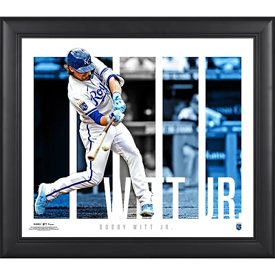 Collage de panneaux encadrés de 15" x 17" représentant Bobby Witt Jr. des Royals de Kansas City