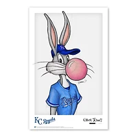 Bugs Bunny Kansas City Royals 11"x 17" Looney Tunes affiche imprimée