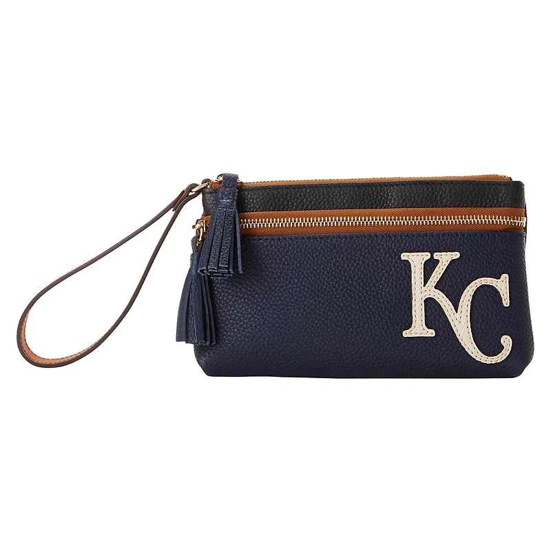 Dooney & Bourke Kansas City Royals Poignet à double fermeture éclair