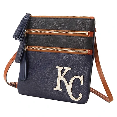 Dooney & Bourke Kansas City Royals Infield Triple Zip Crossbody Purse