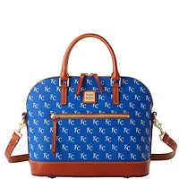 Dooney & Bourke Kansas City Royals Signature Domed Zip Satchel Purse