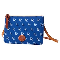 Dooney & Bourke Sac à main à bandoulière avec fermeture éclair sur le dessus des Royals de Kansas City