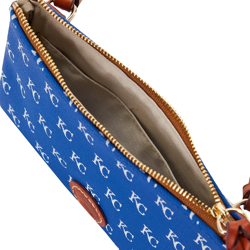 Dooney & Bourke Sac à main à bandoulière avec fermeture éclair sur le dessus des Royals de Kansas City