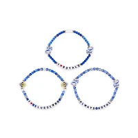 Lot de 3 bracelets d'amitié FOCO des Royals de Kansas City